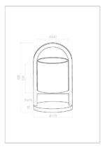 Scandinavische tafellamp hout - LED - oplaadbaar - 30 cm hoog - natuurlijk - Afbeelding 10