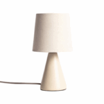 scandinavische tafellamp e14 keramiek beige 25 cm