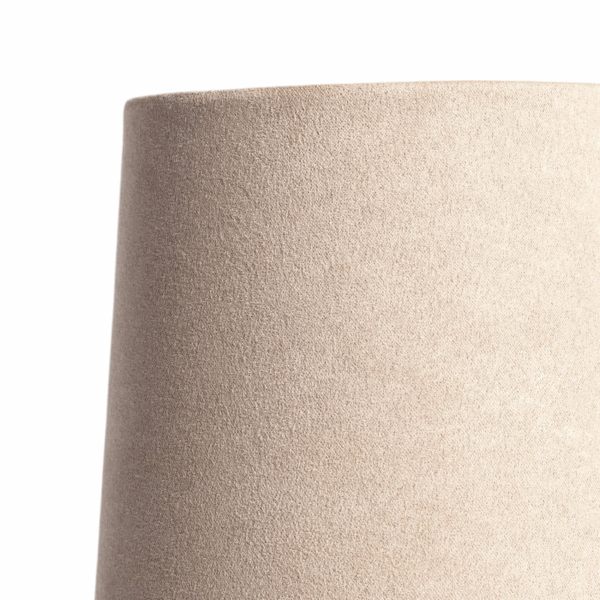 Scandinavische tafellamp keramiek - E14 - 25 cm hoog - bruin - Afbeelding 3