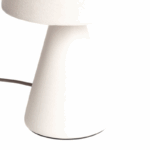 Scandinavische tafellamp keramiek - E14 - 25 cm hoog - gebroken wit - Afbeelding 3