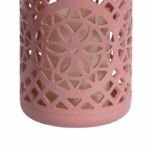 Sfeervolle tafellamp - LED - kaarsvorm - 19 cm hoog - roze - Afbeelding 5
