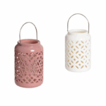 Sfeervolle tafellamp - LED - kaarsvorm - 19 cm hoog - roze - Afbeelding 6