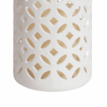 Sfeervolle tafellamp - LED - kaarsvorm - 19 cm hoog - wit - Afbeelding 5
