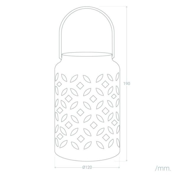 Sfeervolle tafellamp - LED - kaarsvorm - 19 cm hoog - roze - Afbeelding 7
