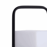 Tafellamp kubusvorm - LED - draagbaar - 28 cm hoog - zwart - Afbeelding 3
