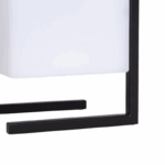 Tafellamp kubusvorm - LED - draagbaar - 28 cm hoog - zwart - Afbeelding 5