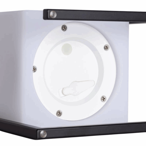 Tafellamp kubusvorm - LED - draagbaar - 28 cm hoog - zwart - Afbeelding 6