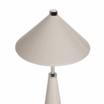 Draagbare tafellamp - LED - oplaadbaar - dimbaar - 46 cm hoog - beige - Afbeelding 2