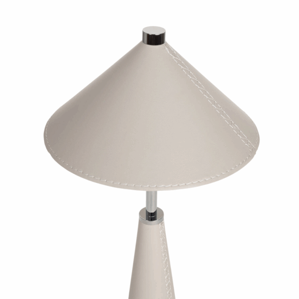 Draagbare tafellamp - LED - oplaadbaar - dimbaar - 46 cm hoog - beige - Afbeelding 2