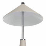 Draagbare tafellamp - LED - oplaadbaar - dimbaar - 46 cm hoog - beige - Afbeelding 4