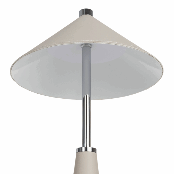 Draagbare tafellamp - LED - oplaadbaar - dimbaar - 46 cm hoog - beige - Afbeelding 4