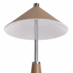 Draagbare tafellamp - LED - oplaadbaar - dimbaar - 46 cm hoog - bruin - Afbeelding 2