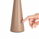 Draagbare tafellamp - LED - oplaadbaar - dimbaar - 46 cm hoog - bruin - Afbeelding 3