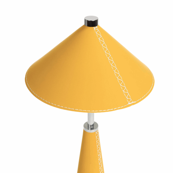 Draagbare tafellamp - LED - oplaadbaar - dimbaar - 46 cm hoog - geel - Afbeelding 4