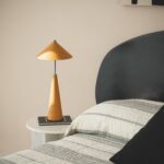 Draagbare tafellamp - LED - oplaadbaar - dimbaar - 46 cm hoog - geel - Afbeelding 5