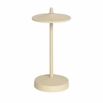 Draagbare tafellamp - LED - USB oplaadbaar - dimbaar - 18 cm hoog - beige - Afbeelding 6