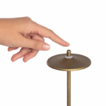 Draagbare tafellamp - LED - USB oplaadbaar - dimbaar - 18 cm hoog - goud - Afbeelding 3
