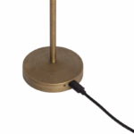 Draagbare tafellamp - LED - USB oplaadbaar - dimbaar - 18 cm hoog - goud - Afbeelding 4