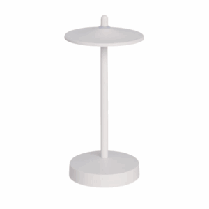 Witte draagbare LED tafellamp USB oplaadbaar IP44 dimbaar
