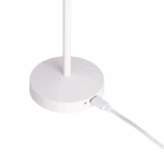 Draagbare tafellamp - LED - USB oplaadbaar - dimbaar - 18 cm hoog - wit - Afbeelding 4