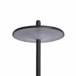 Draagbare tafellamp - LED - USB oplaadbaar - dimbaar - 18 cm hoog - zwart - Afbeelding 5