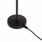 Draagbare tafellamp - LED - USB oplaadbaar - dimbaar - 18 cm hoog - zwart - Afbeelding 7