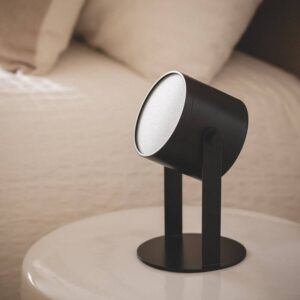 Zwarte richtbare LED tafellamp oplaadbaar USB draagbaar