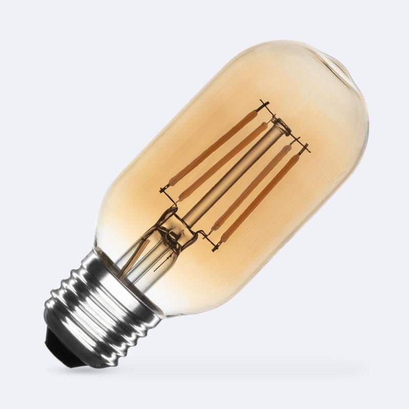 LED Filament Lamp E27 4W 2700K 400 lumen T45 goud dimbaar