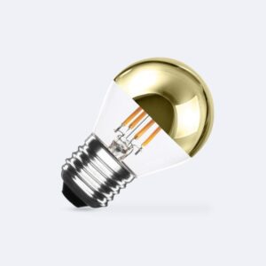 LED Filament Lamp E27 4W 2200K 400 lumen G45 Goud Reflect