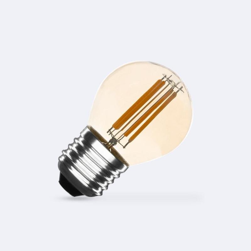 LED Filament Lamp E27 4W 2700K 400 lumen G45 goud dimbaar