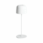 Moderne draagbare tafellamp - LED - 24 cm hoog - wit