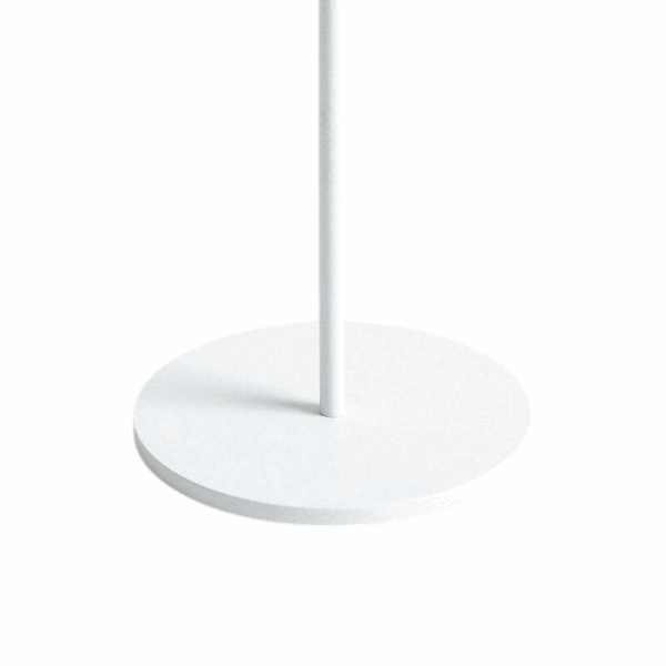 Moderne draagbare tafellamp - LED - 24 cm hoog - wit - Afbeelding 4