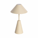 beige metalen LED tafellamp oplaadbaar USB dimbaar